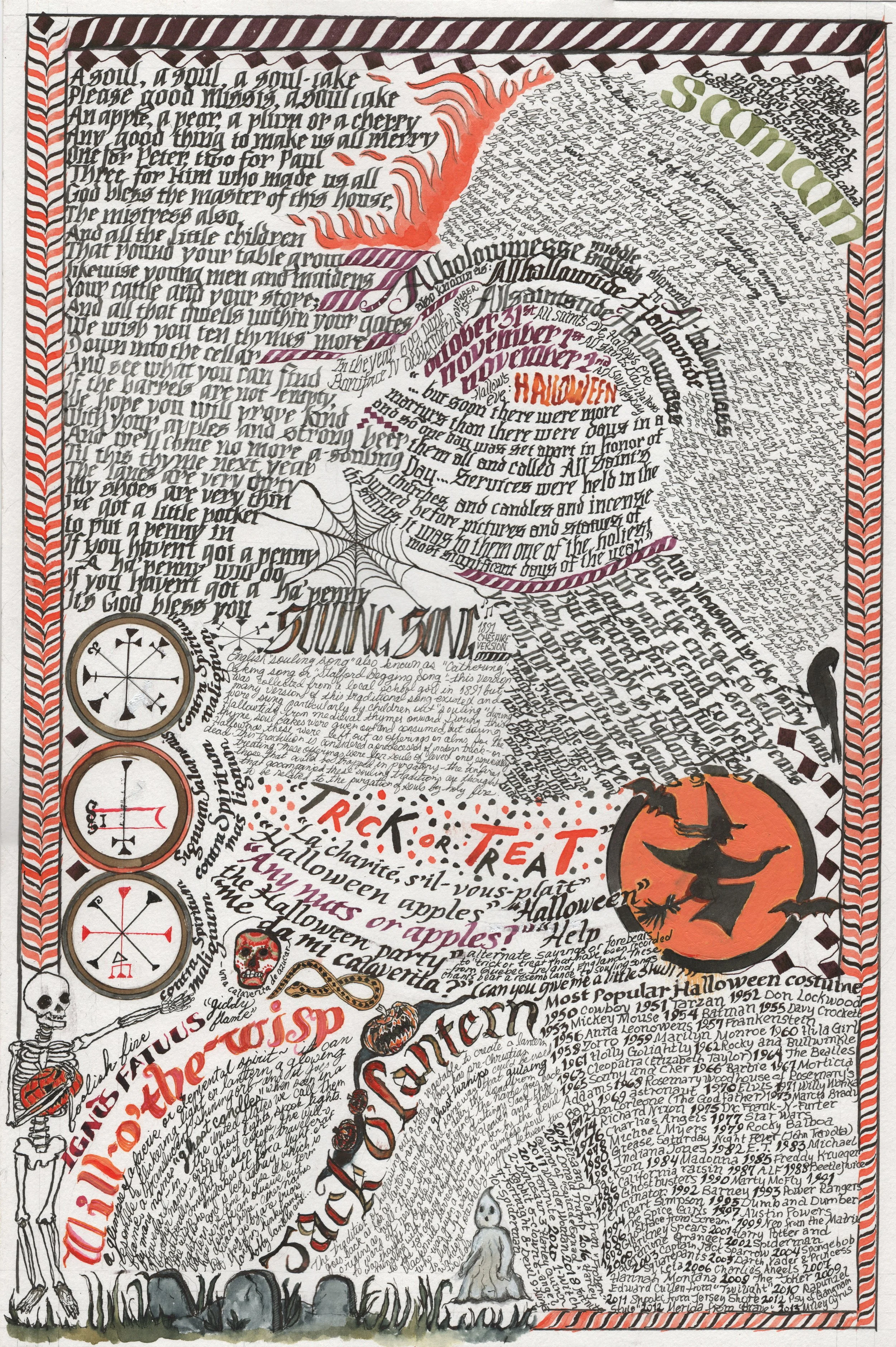 art / calligraphy — Sarah La Puerta's Strange Paradise